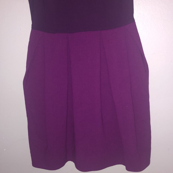 Pink Tartan Purple pencil dress with detachable bows formal 6 - Picture 4 of 14